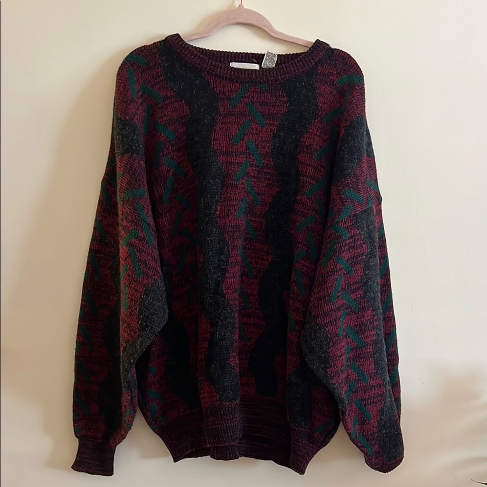 WHITE OAK Vintage Multicolor Knit Sweater